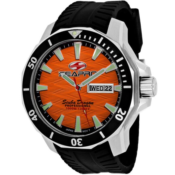 Seapro Scuba Dragon Diver Limited Edition 1000 Meters men's watch - Picture 1 of 7
